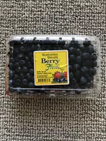 Socker och näringsämnen i Berry fresh