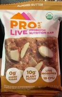 Mängden socker i Pro Live Bar Almond Butter