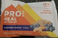 Mängden socker i Blueberry Muffin Pro meal bar