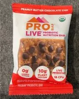 Mängden socker i Peanut butter chocolate chip probiotic bar
