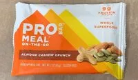 Mängden socker i Almond Cashew Crunch ProBar