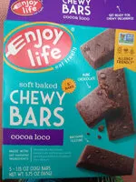 Mängden socker i Cocoa loco soft baked chewy bars