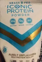 Mängden socker i Grass Fed Iconic Protein Powder