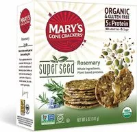 Mängden socker i Rosemary Super Seed Crackers