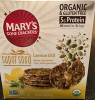 Mängden socker i Lemon Dill Super Seed Crackers