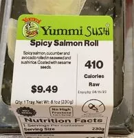 Mängden socker i Spicy Salmon Roll