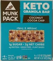 Mängden socker i Keto Granola Bar