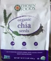 Mängden socker i Organic chia seeds, chia