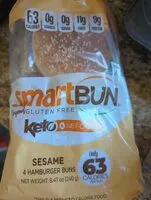 Mängden socker i Smart Bun Sesame Hamburger Bun