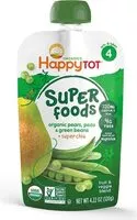 Mängden socker i Happy tot baby food green bean pear and peas