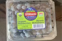 Mängden socker i Organic Blueberries