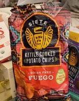 Mängden socker i Kettle Cooked Potato Chips Fuego