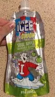 Mängden socker i icee slush- sour apple flavor