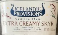 Mängden socker i Icelandic provisions vanilla bean krimi skyr