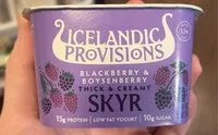Mängden socker i Blackberry and Boysenberry Skyr