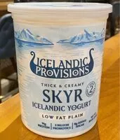 Mängden socker i Icelandic yogur