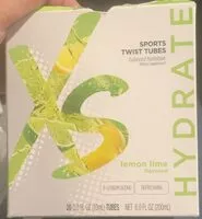 Mängden socker i Xs lemon lime flavored hydration