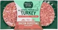 Mängden socker i Bacon bursting premium turkey patties