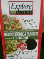 Mängden socker i Fettuccine organic edamame & mung bean, fettuccine