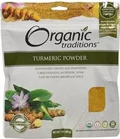 Mängden socker i Poudre De Curcuma