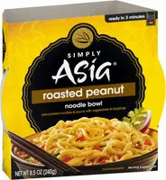 Mängden socker i Noodle bowl roasted peanut