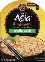 Mängden socker i Garlic basil singapore street noodles