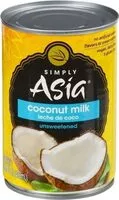 Mängden socker i Unsweetened Coconut Milk