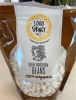 Mängden socker i Great Northern Beans 100% organic
