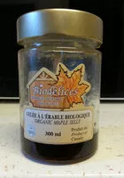Mängden socker i gelée à l'érable biologique  (organic mapple jelly )