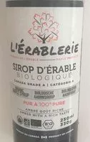 Mängden socker i Sirop d'erable biologique