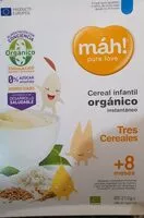 Mängden socker i Máh! Pure Love Tres Cereales