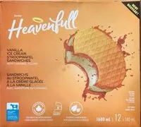 Mängden socker i Vanilla ice cream stroopwafel sandwiches