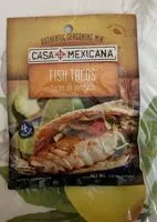 Mängden socker i Fish Tacos Authentic Seasoning Mix