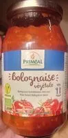 Mängden socker i Bolognaise végétale
