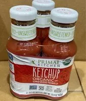 Mängden socker i Ketchup oganic unsweetened