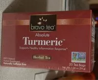 Mängden socker i Absolute Turmeric Herbal Tea