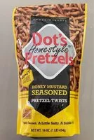 Mängden socker i Honey Mustard Seasoned Pretzel Twist