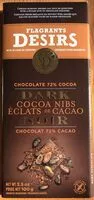 Mängden socker i Chocolat noir Éclats de cacao