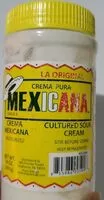 Mängden socker i Crema Pura Mexicana  sour cream