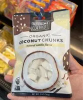 Mängden socker i Organic Coconut Chunks natural vanilla flavor