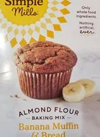 Mängden socker i Banana Muffin & Bread Almond Flour Baking Mix