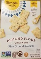 Mängden socker i Fine Ground Sea Salt Almond Flour Crackers