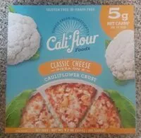 Mängden socker i Classic cheese pizza on a cauliflower crust