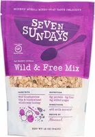 Mängden socker i Wild free blueberry chia muesli cereal
