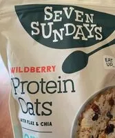 Mängden socker i Wildberry Protein Oats