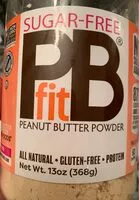 Mängden socker i Peanut butter powder