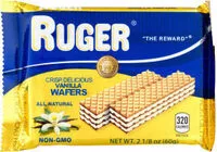 Mängden socker i Vanilla wafers sugar