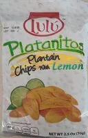 Mängden socker i Platanitos plantain chips con limón