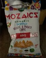 Mängden socker i Popped veggie and potato chips bbq