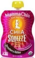 Mängden socker i Squeeze vitality snack strawberry banana
